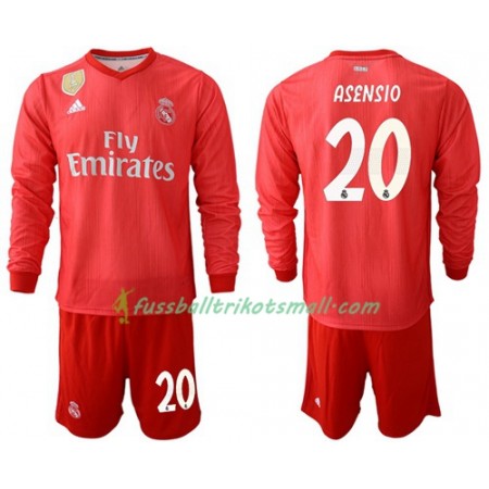Fußballtrikots Real Madrid Asensio 20 Kinder 2018-2019 Langarm Ausweichtrikot kaufen